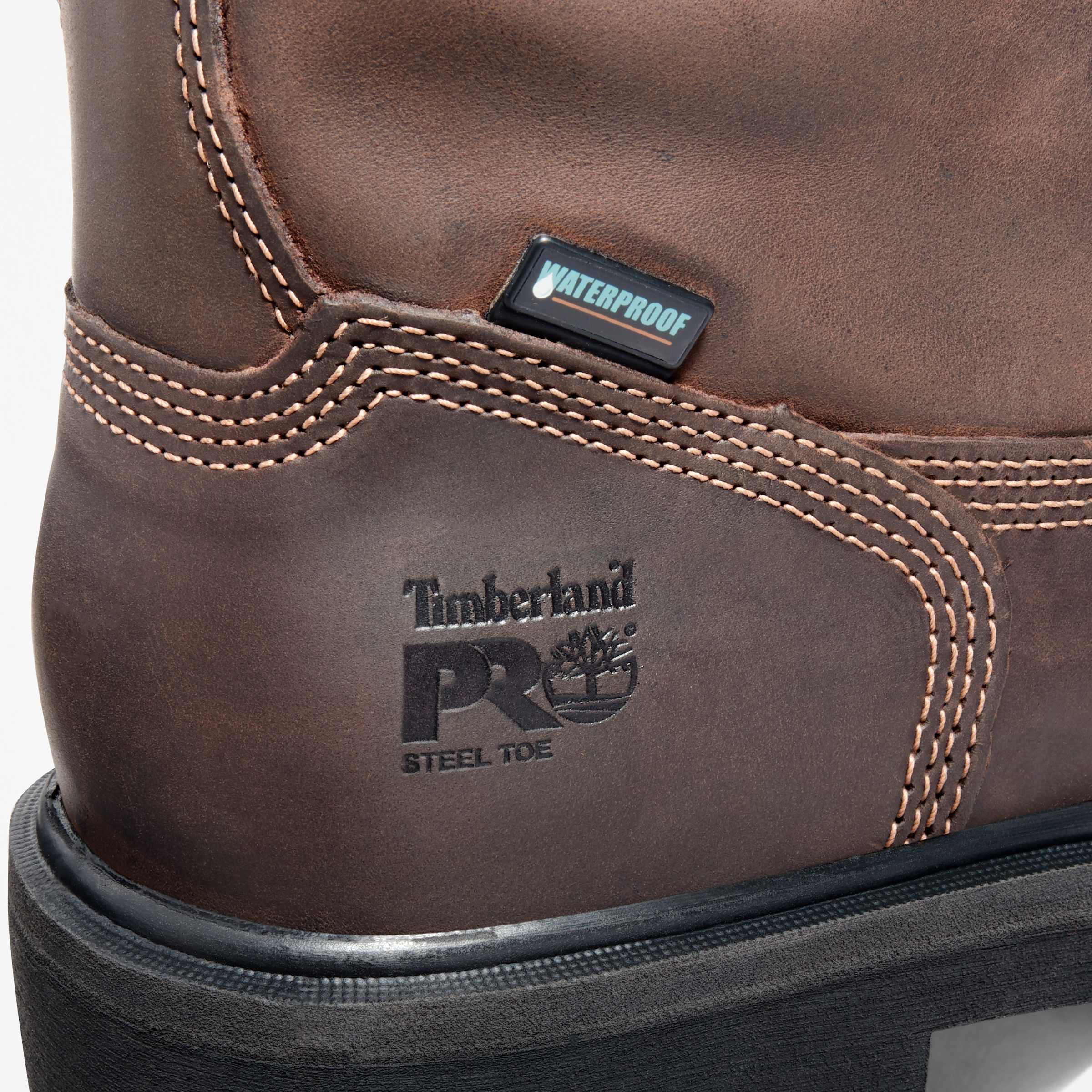 Men's Direct Attach 6" Steel Toe Waterproof Work Boot TB:038021:242:140:M:1: - Picture 5 of 6