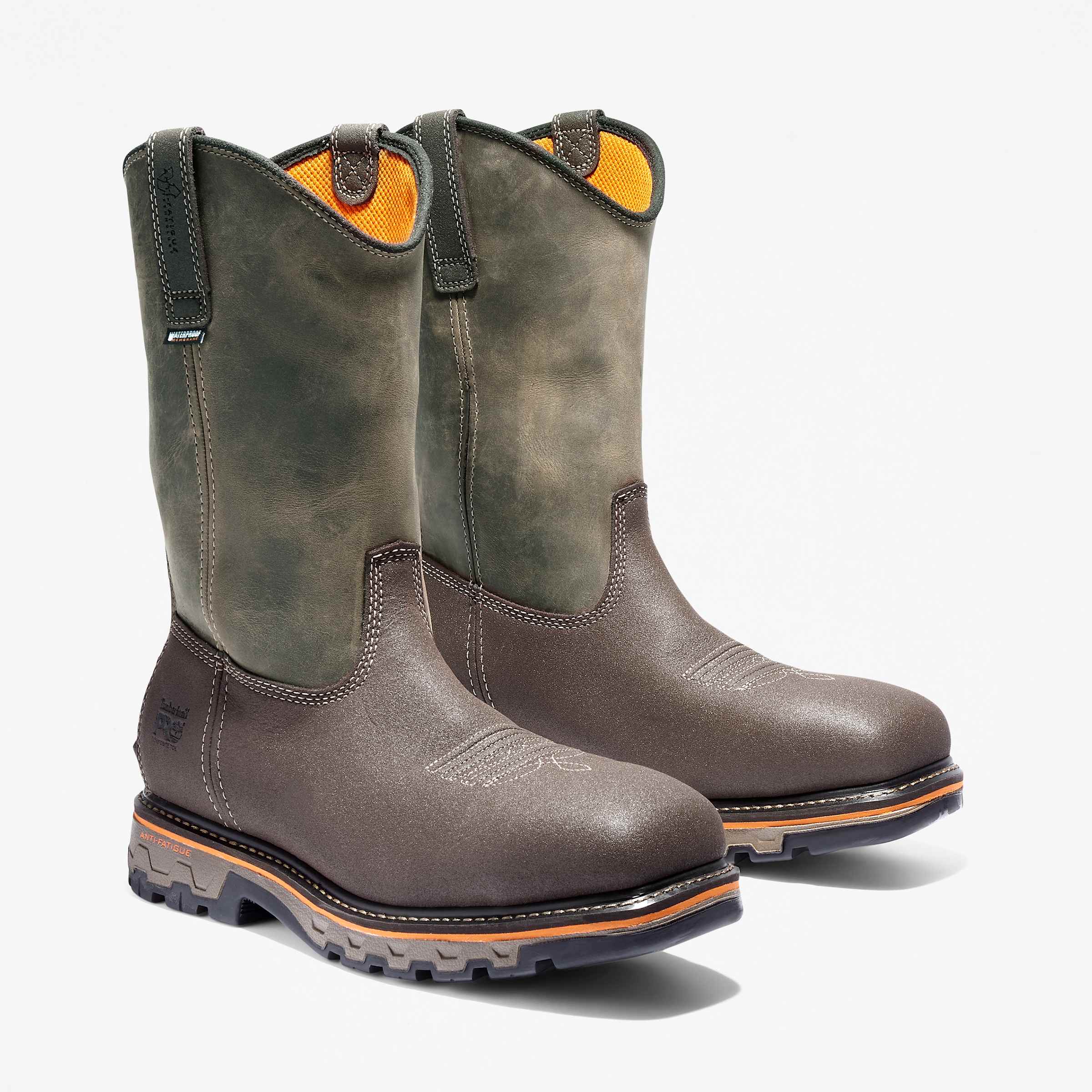 Herren True Grit Zum Überziehen Komposit Zehe Wasserdicht Arbeitsstiefel - Bild 4 von 8