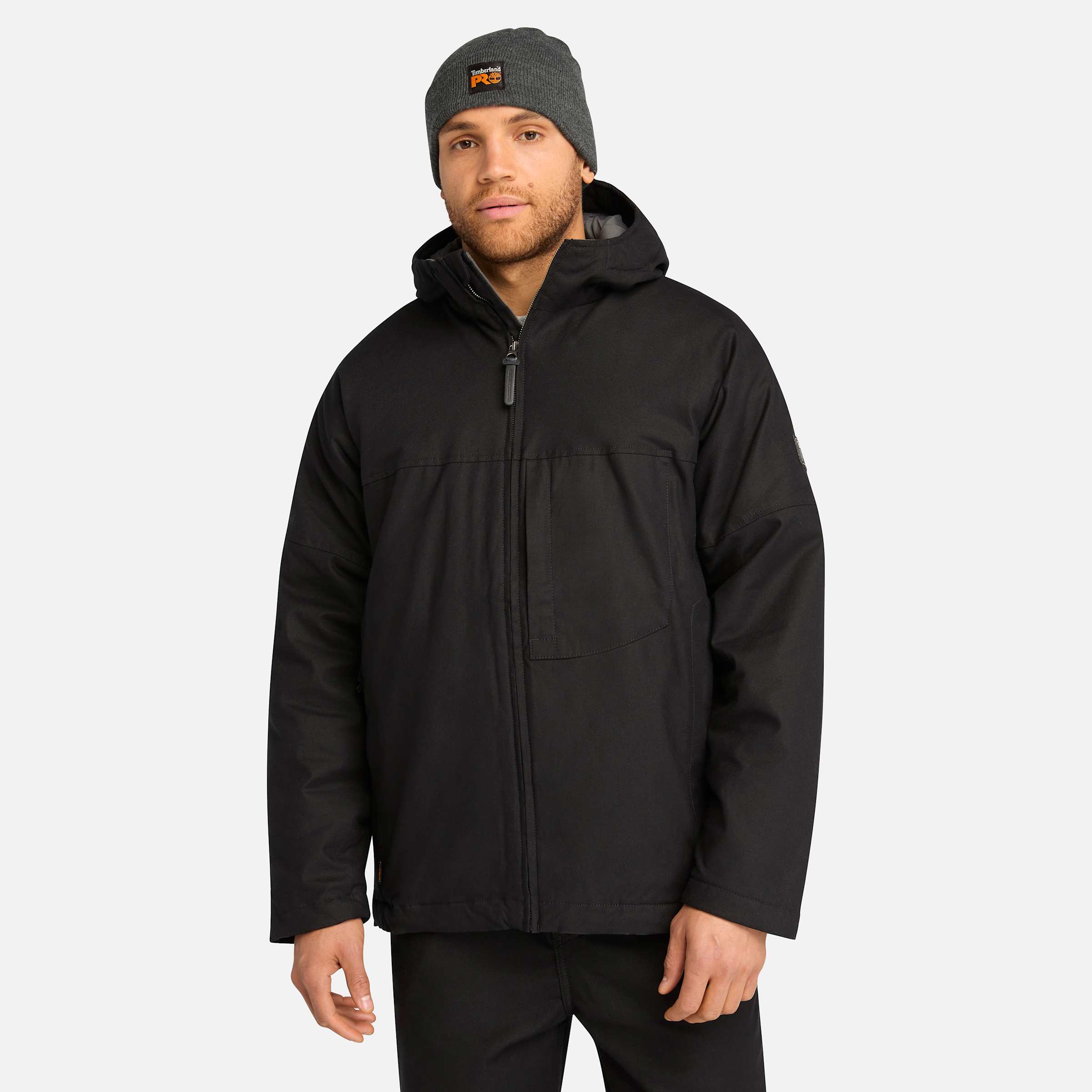 Men's Timberland PRO GritFlex Canvas Hooded Jacket
