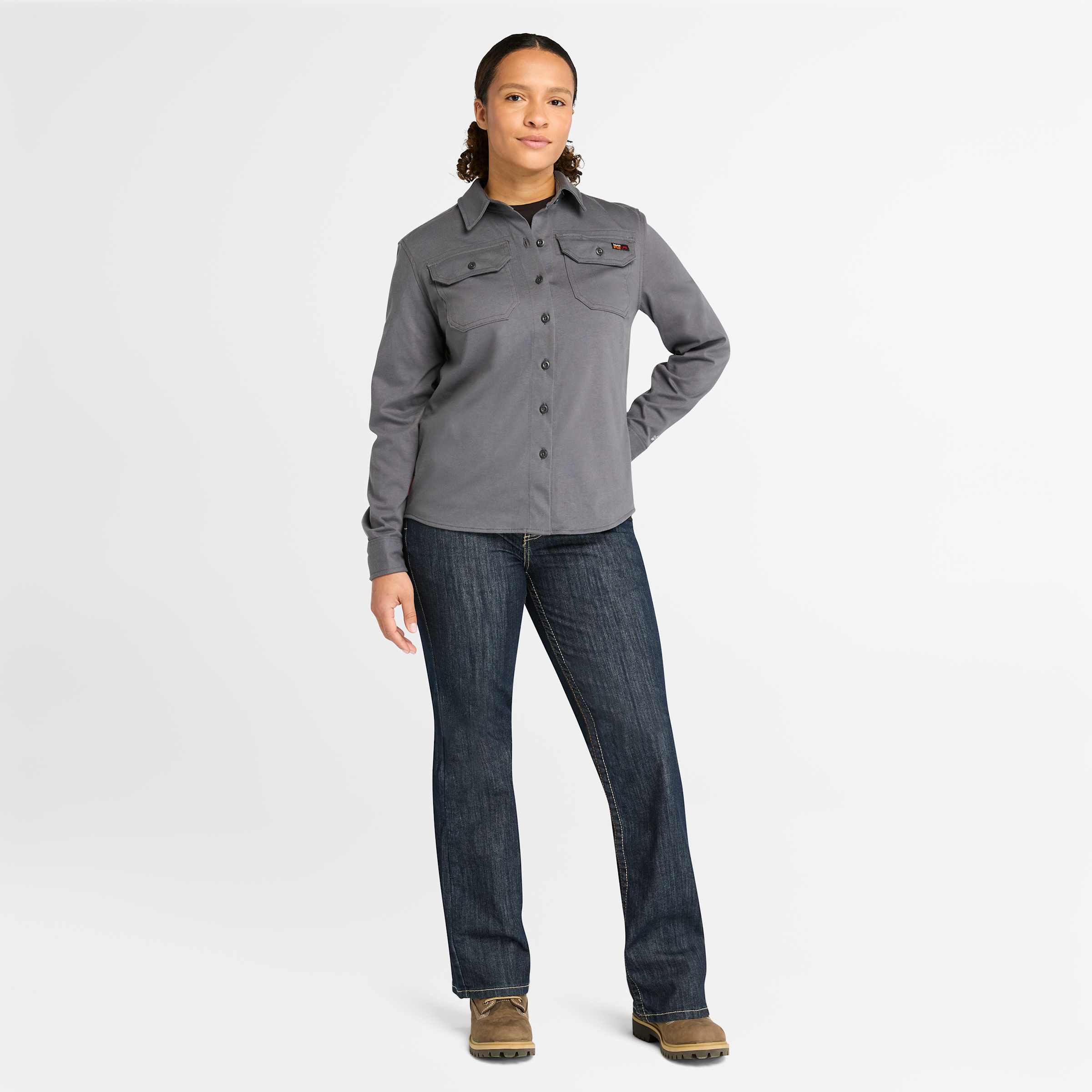 Women's Timberland PRO Cotton Core Flame-Resistant Shirt - Picture 10 of 11