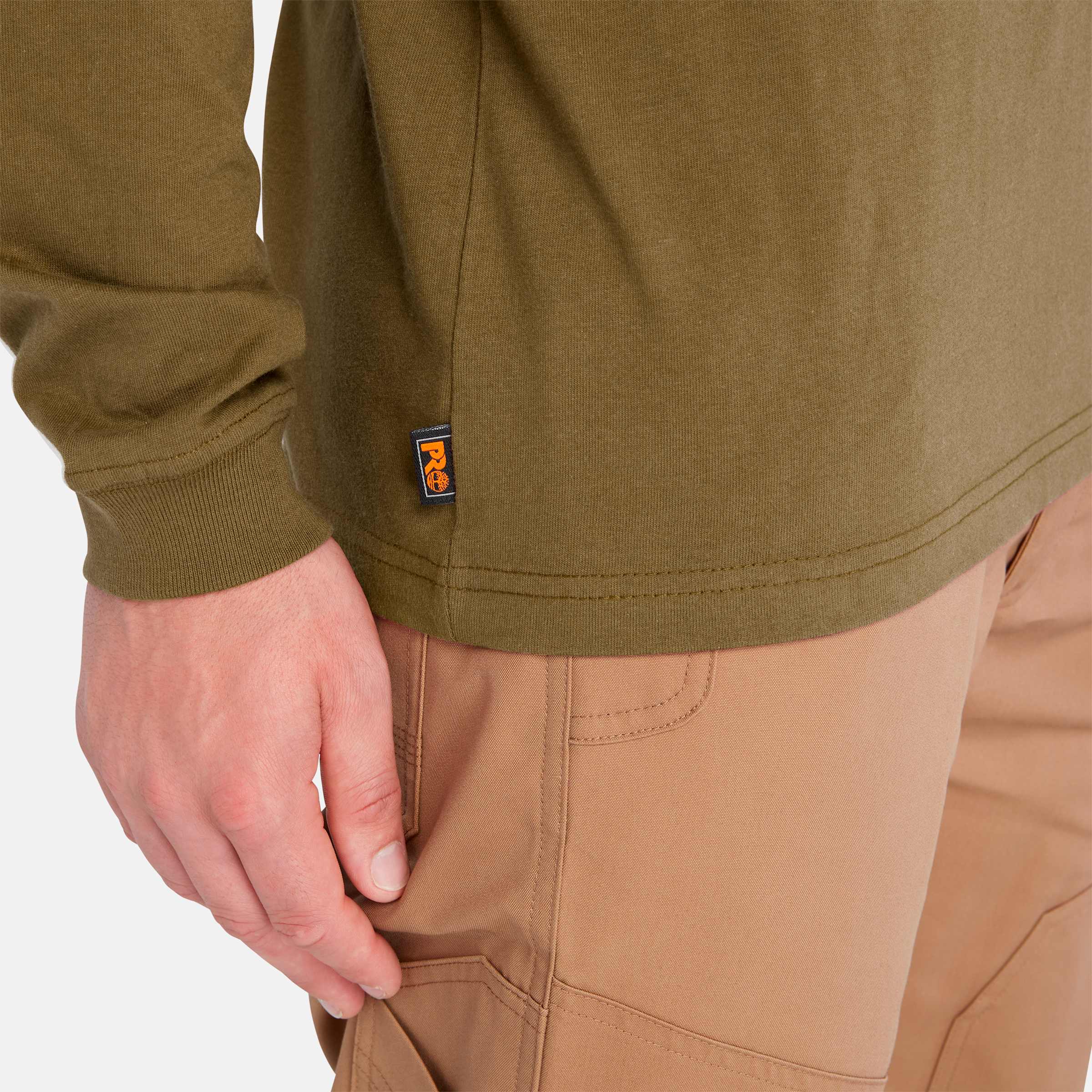 Men's Timberland PRO Core Logo Long-Sleeve T-Shirt - Picture 24 of 53