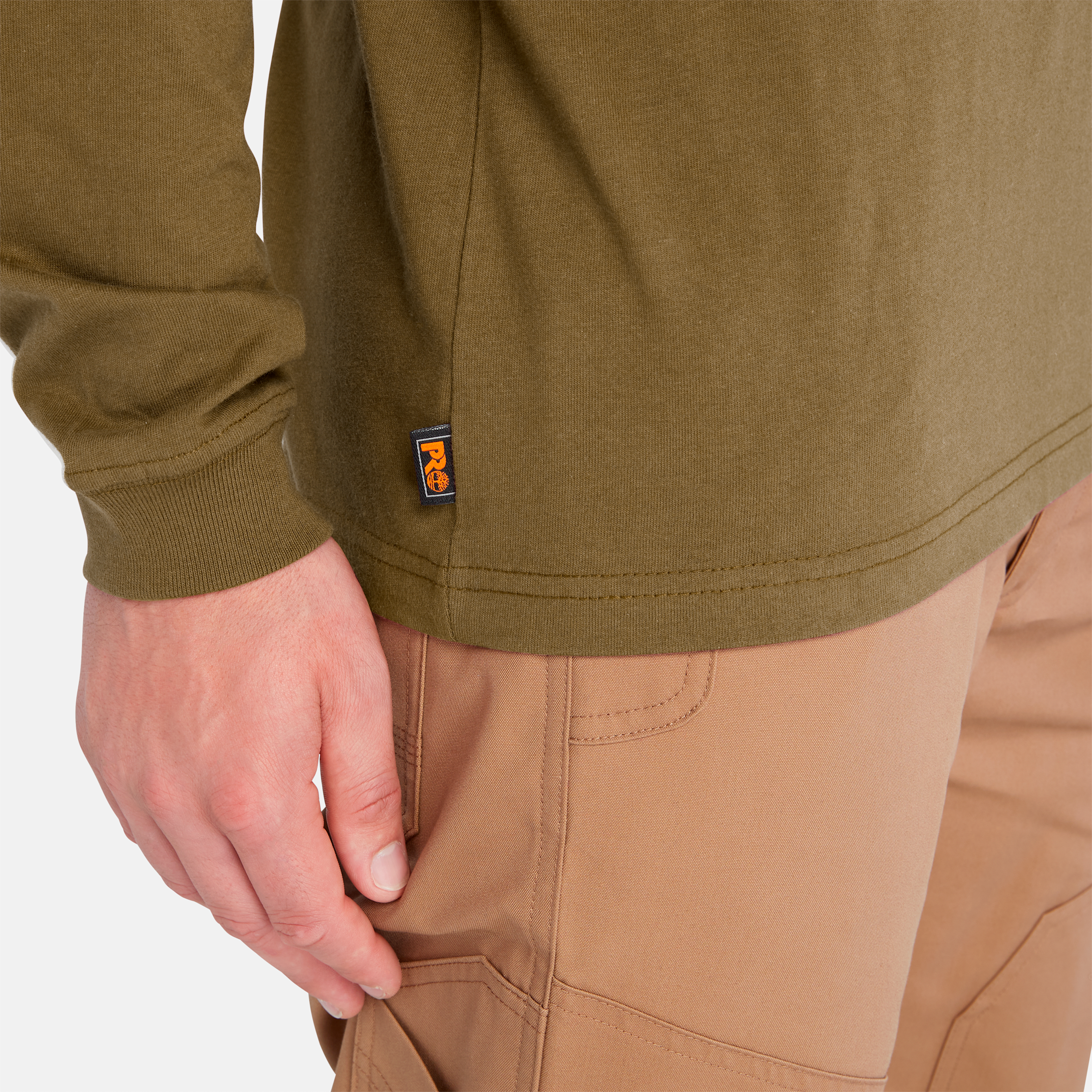 Men's Timberland PRO Core Logo Long-Sleeve T-Shirt - Picture 26 of 53