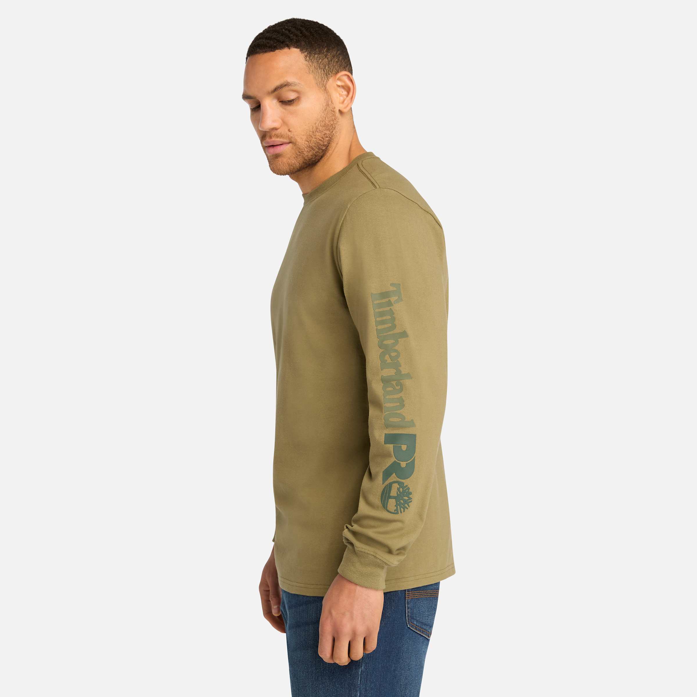 Men's Timberland PRO Core Logo Long-Sleeve T-Shirt - Picture 21 of 53