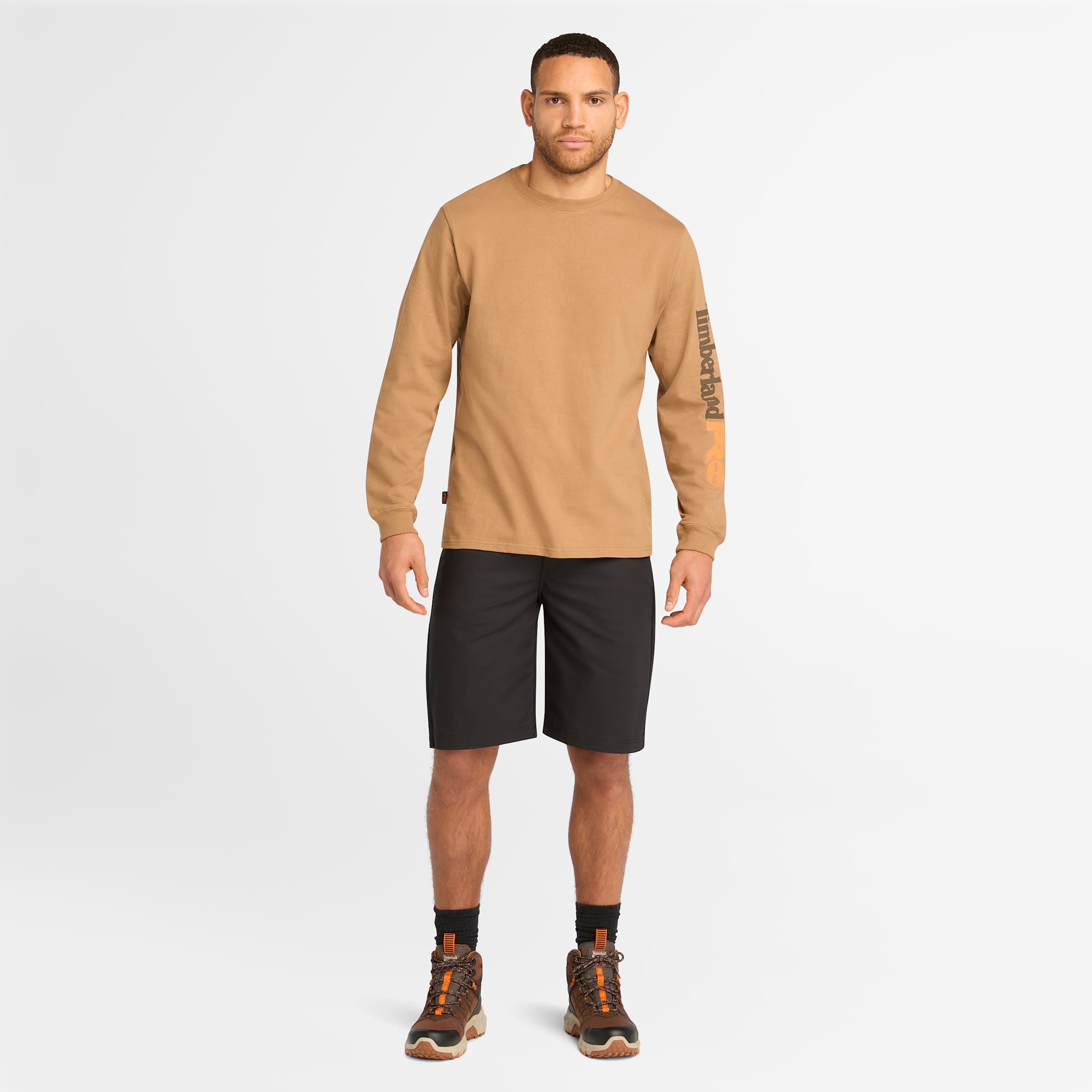 Men's Timberland PRO Core Logo Long-Sleeve T-Shirt - Picture 31 of 53