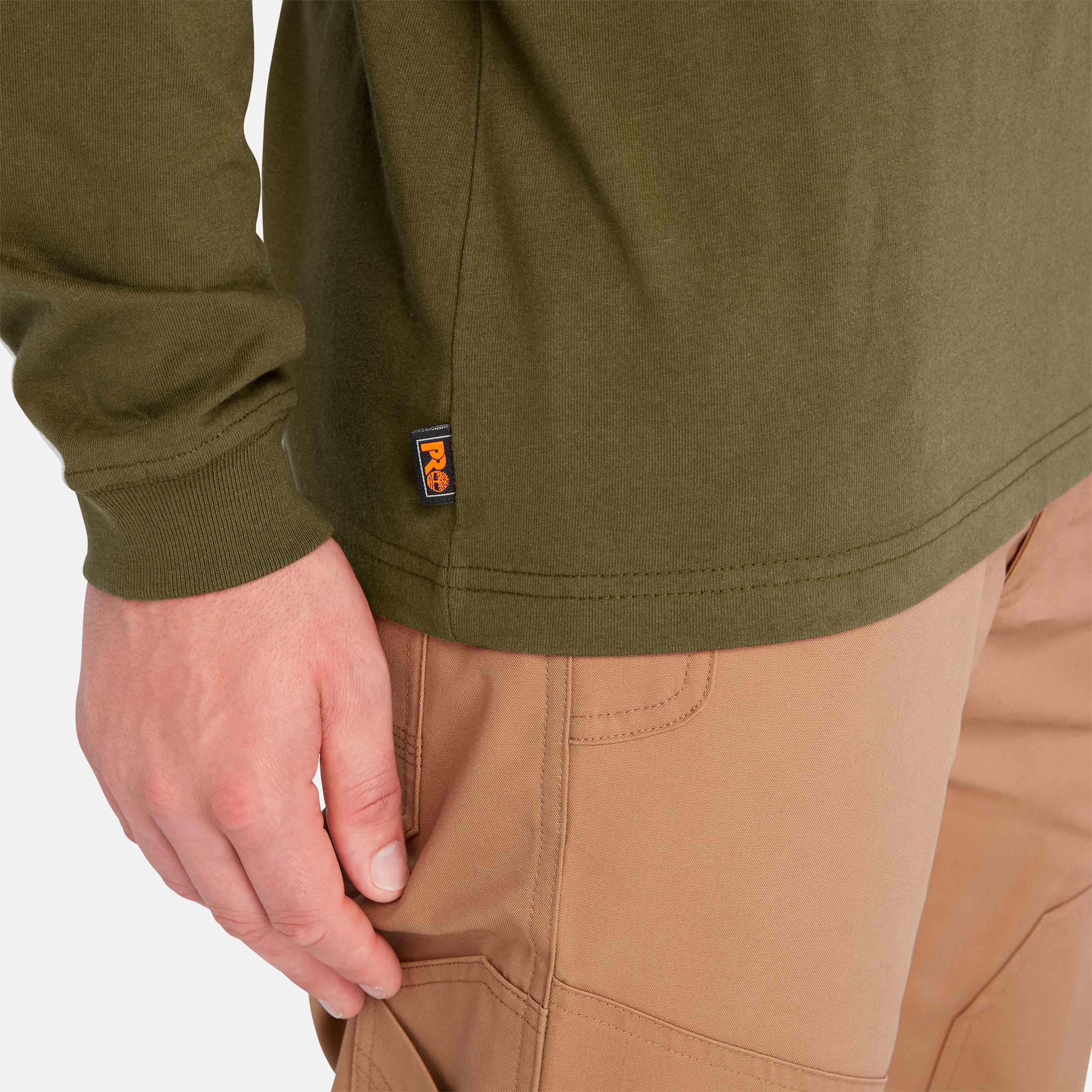 Men's Timberland PRO Core Logo Long-Sleeve T-Shirt - Picture 51 of 53