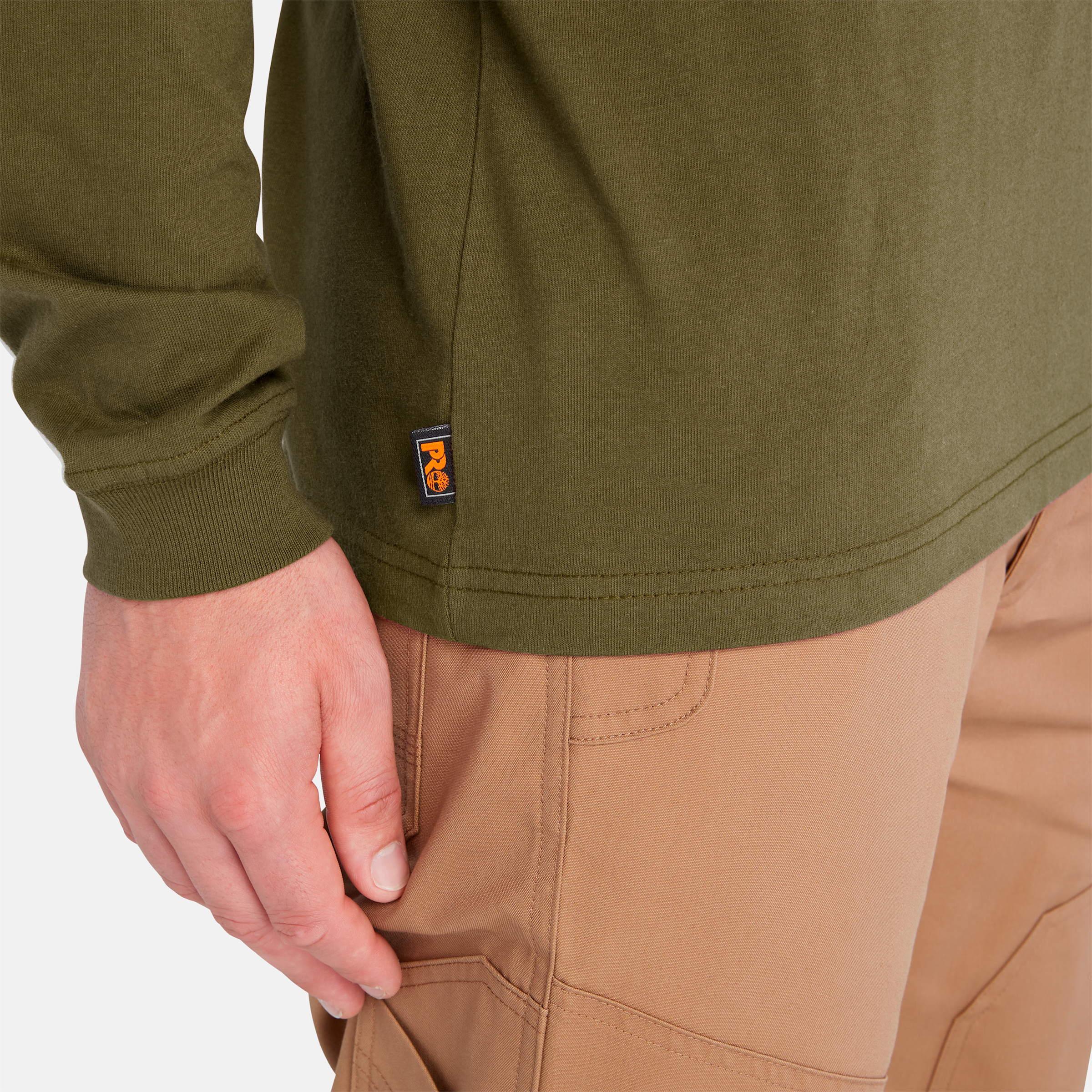 Men's Timberland PRO Core Logo Long-Sleeve T-Shirt - Picture 52 of 53