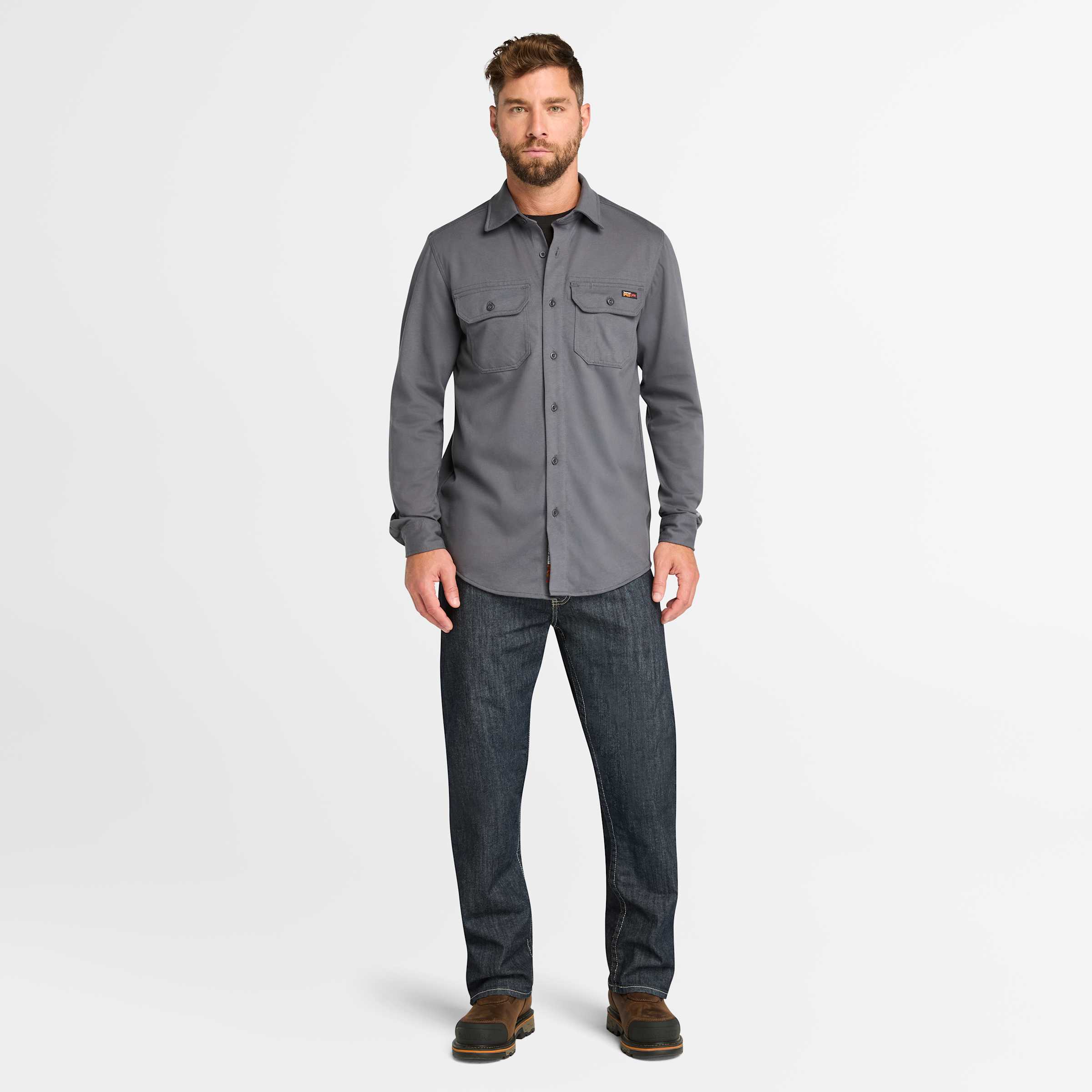 Men's Timberland PRO Cotton Core Flame-Resistant Shirt - Picture 13 of 24