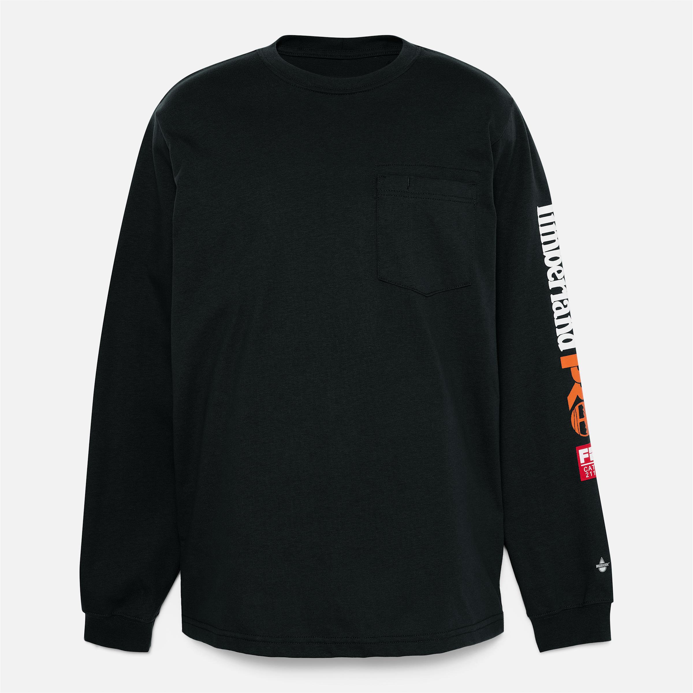 Men's Timberland PRO Cotton Core Flame-Resistant Long-Sleeve T-Shirt - Picture 14 of 31