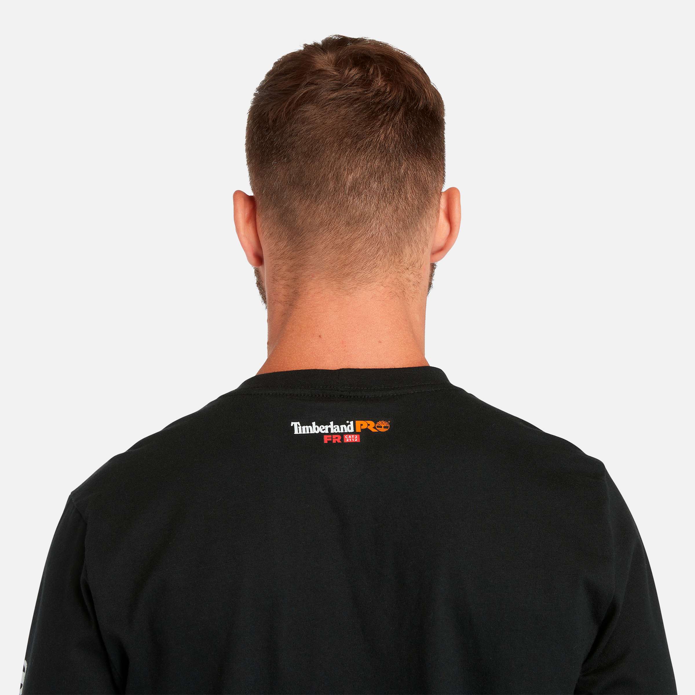 Men's Timberland PRO Cotton Core Flame-Resistant Long-Sleeve T-Shirt - Picture 11 of 31