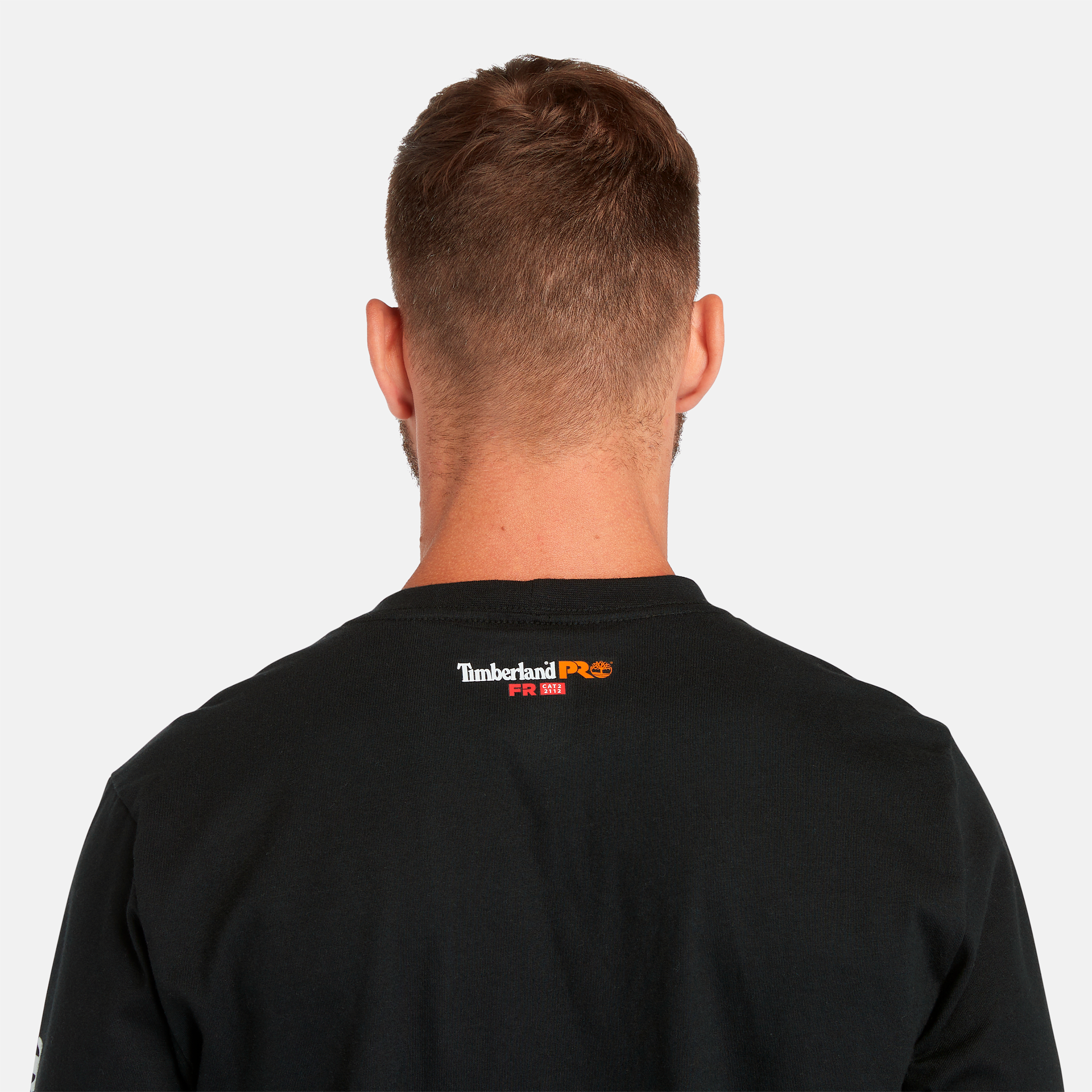 Men's Timberland PRO Cotton Core Flame-Resistant Long-Sleeve T-Shirt - Picture 16 of 31